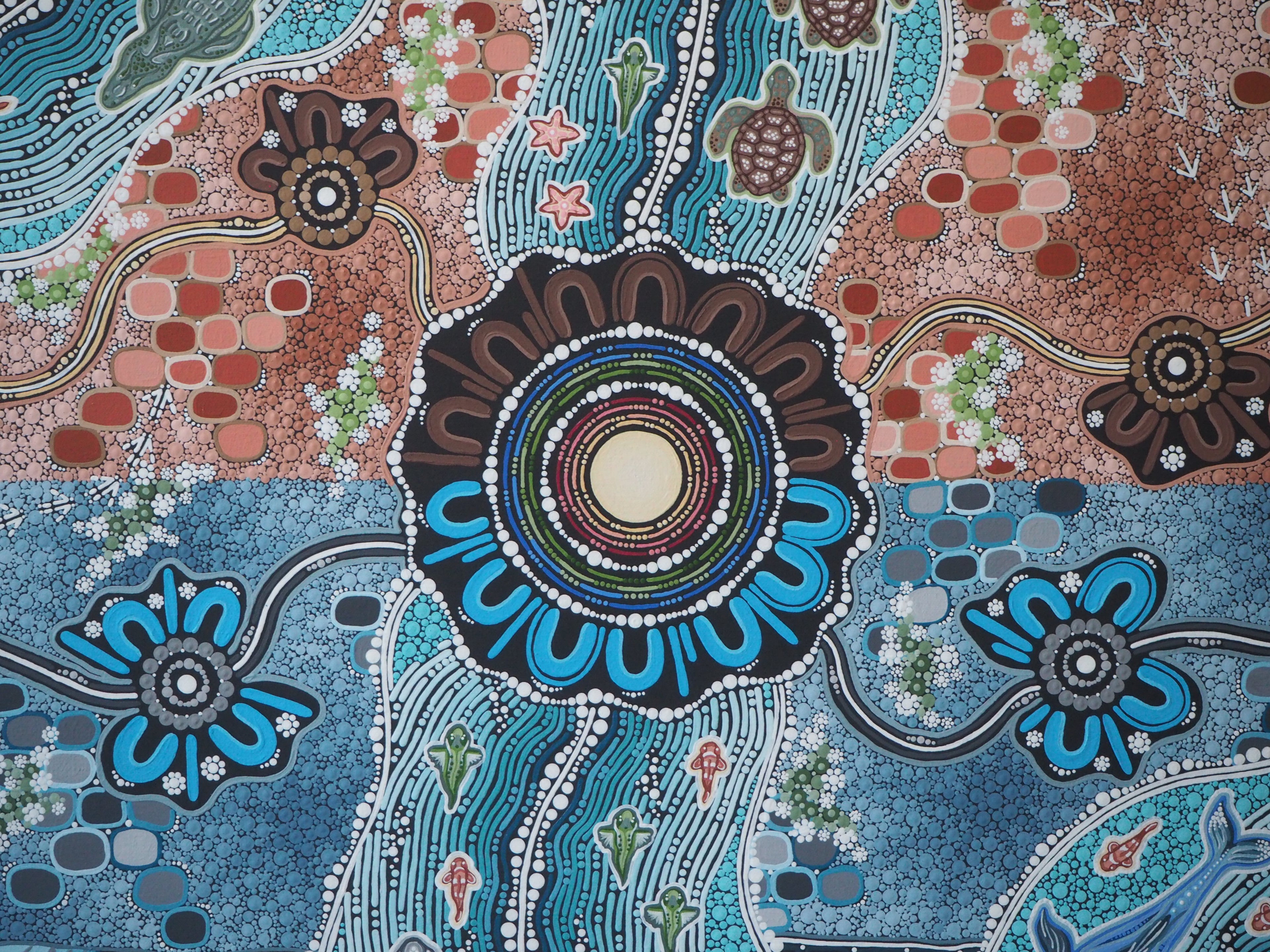 Spiritual Connection to Past and Present - Original Artwork