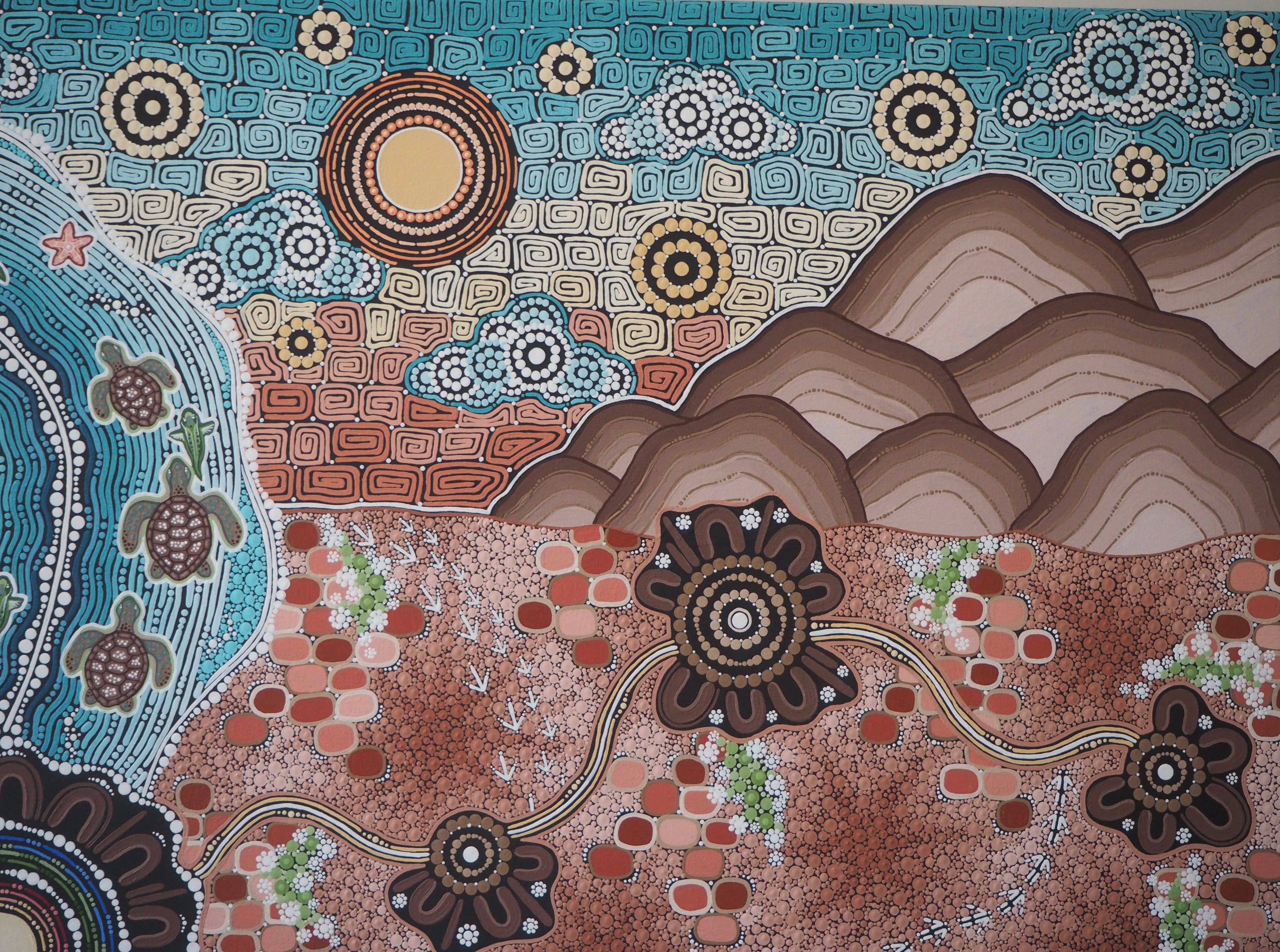 Spiritual Connection to Past and Present - Original Artwork